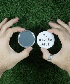 chapas personalizadas baratas de espejo de 59mm