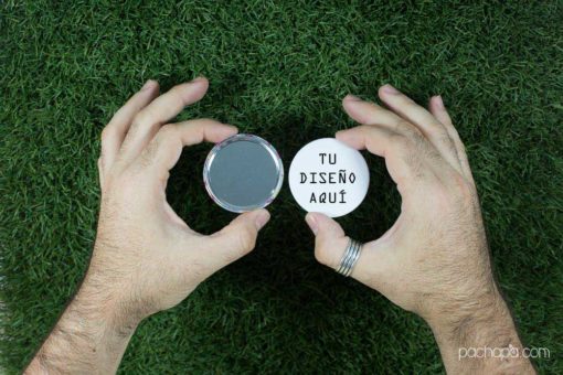 chapas personalizadas baratas de espejo de 59mm