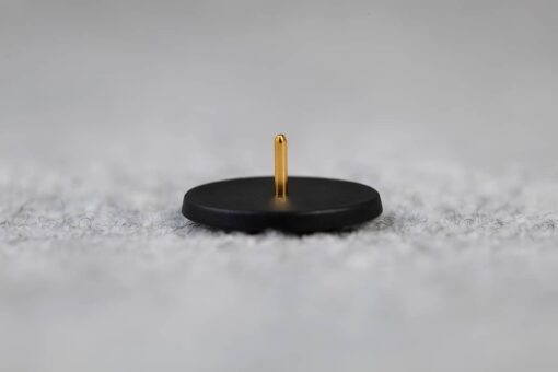 chapa de 25mm con trasera de pin