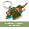 Diseño para llaveros de camiseta