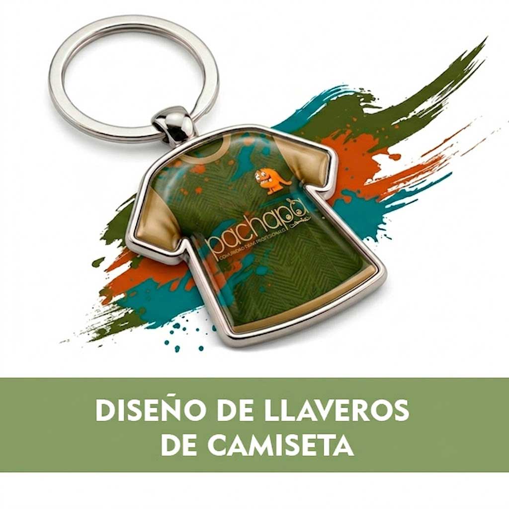 Diseño para llaveros de camiseta